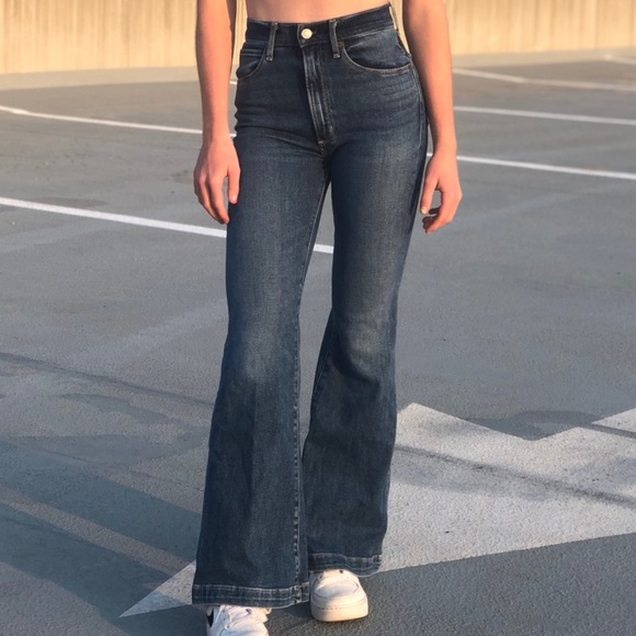 Abercrombie and Fitch High Rise Flare Jeans - Picture 3 of 3